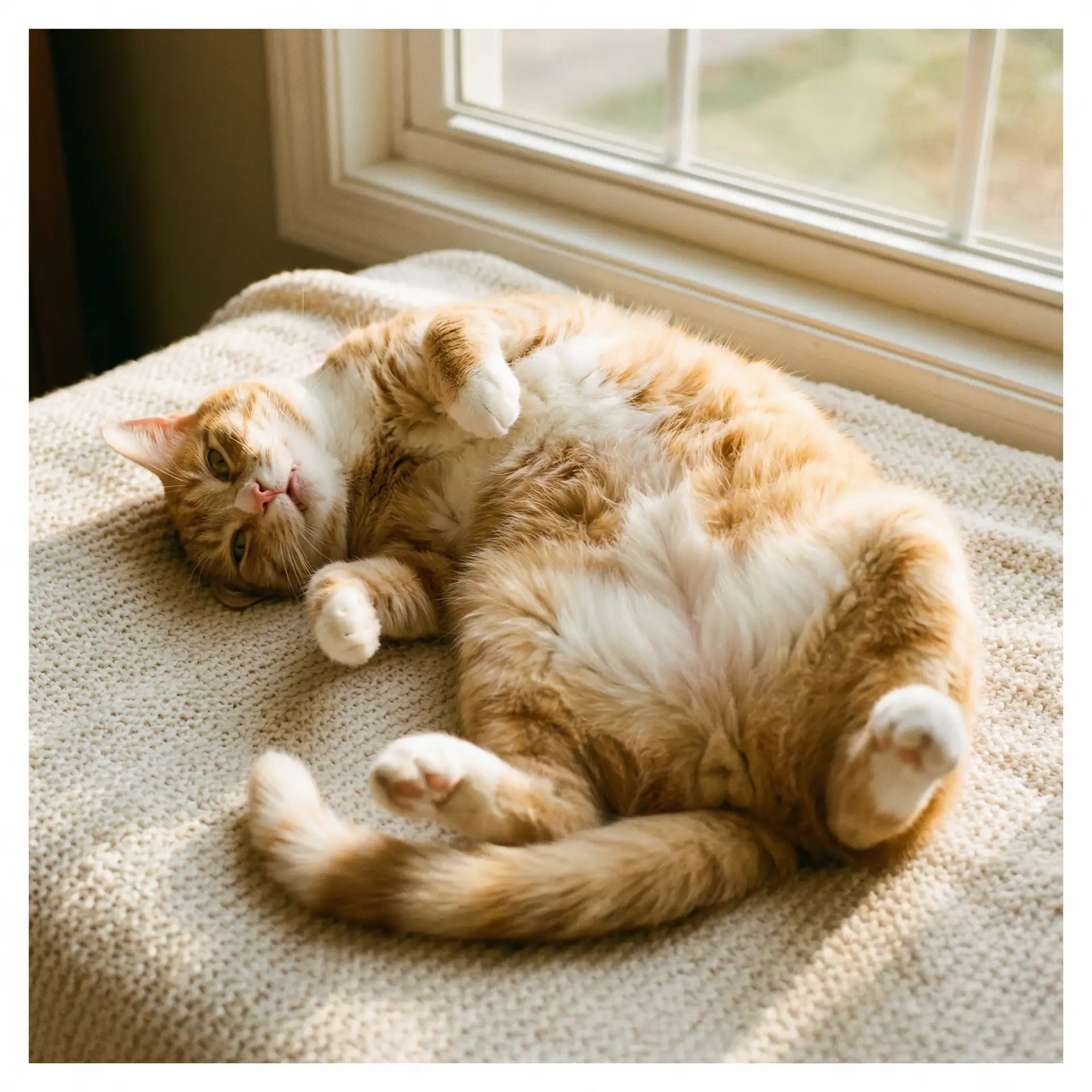 猫咪仰躺露出肚皮 - 年轻的保姆韩剧免费观看